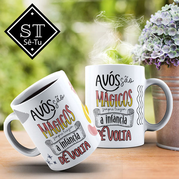 Caneca Avós são mágicos...